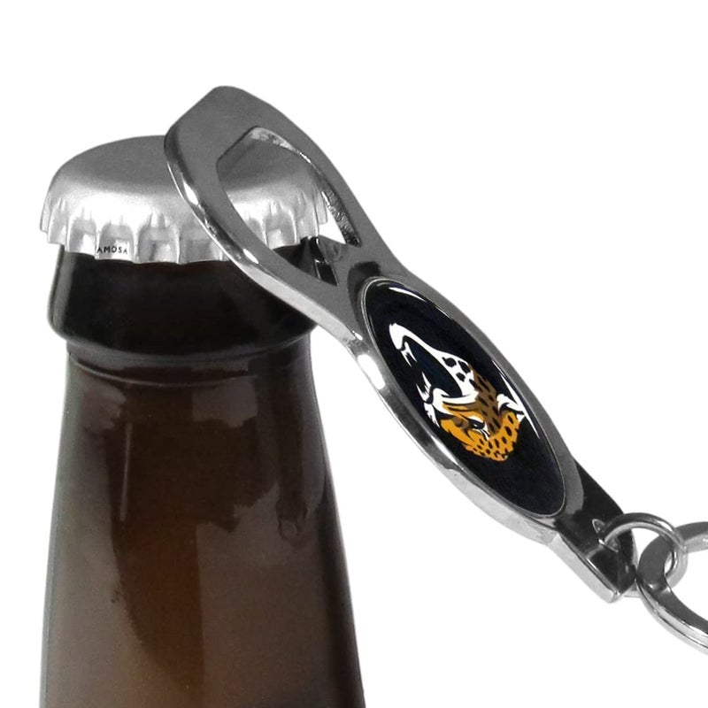 Siskiyou NFL Siskiyou Sports Fan Shop Jacksonville Jaguars Bottle Opener Key Chain One Size black - Image 3